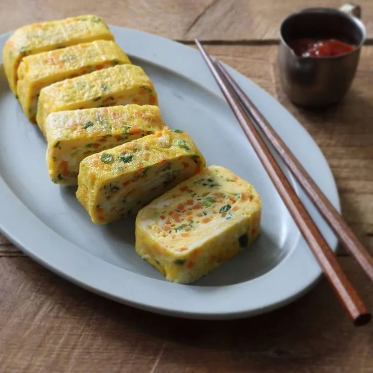 Omelette Japonés Enrollado