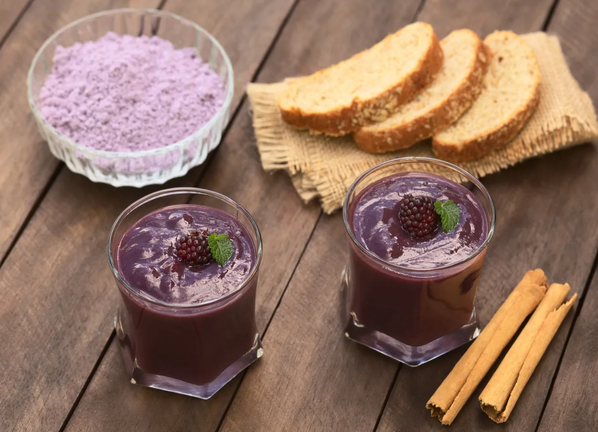 Colada morada ecuatoriana