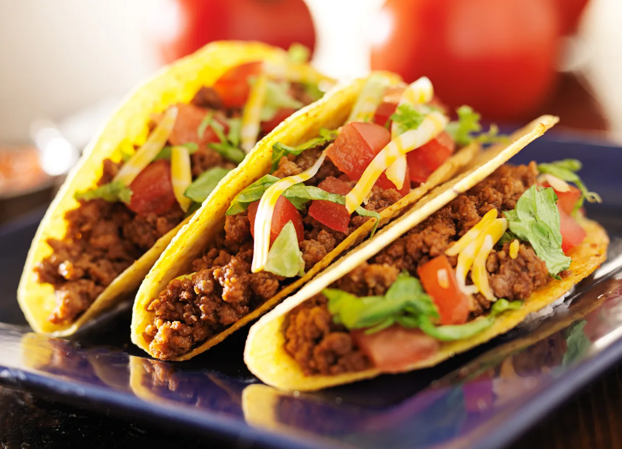Tacos dorados, estilo americano