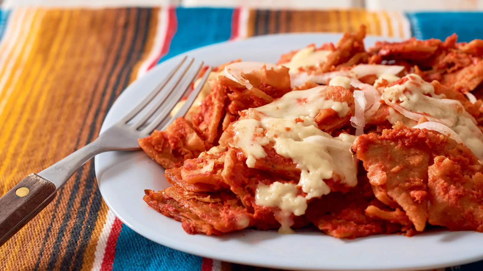 Chilaquiles rojos