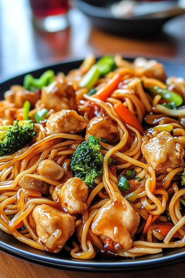 Chow Mein de Pollo