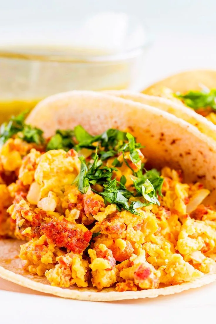 Egg Tacos with Chorizo